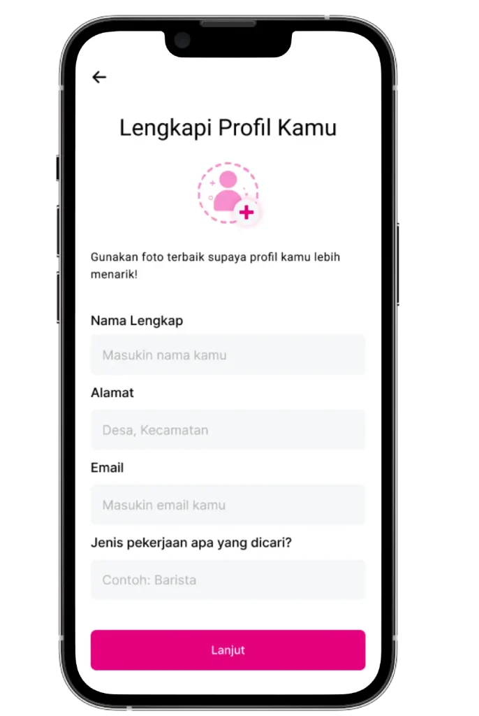 Login Aplikasi Jobseeker App